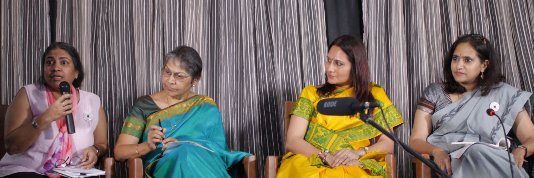 Speakers at a Bangalore Birth Network panel discussion